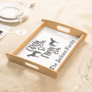 Show Horse Custom Name Serving Tray
