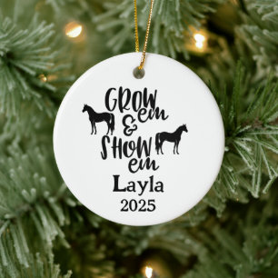 Show Horse Ornament, Rodeo Horse Ornament