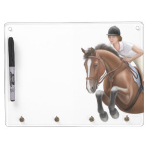 Show Jumper Horse Dry Erase Board