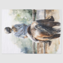 Show Jumping Eventing Horse Decoupage