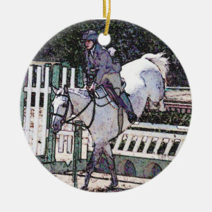 Show Jumping Horse Ornament