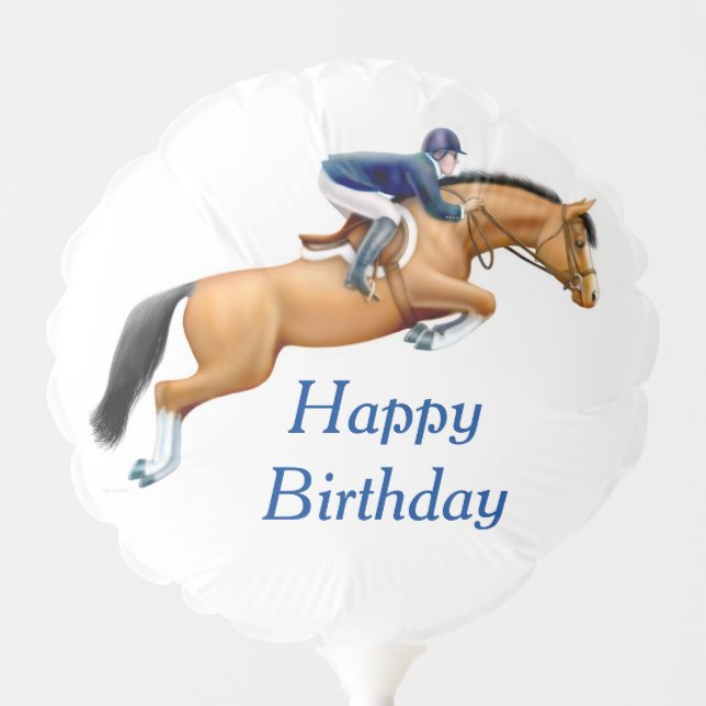 Show Jumping Horse Riding Balloon (Front)