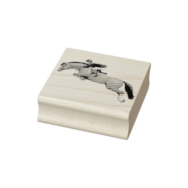 Show Jumping Horse Rubber Stamp (Stamp)