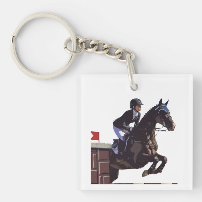 Show Jumping Keychain (Front)