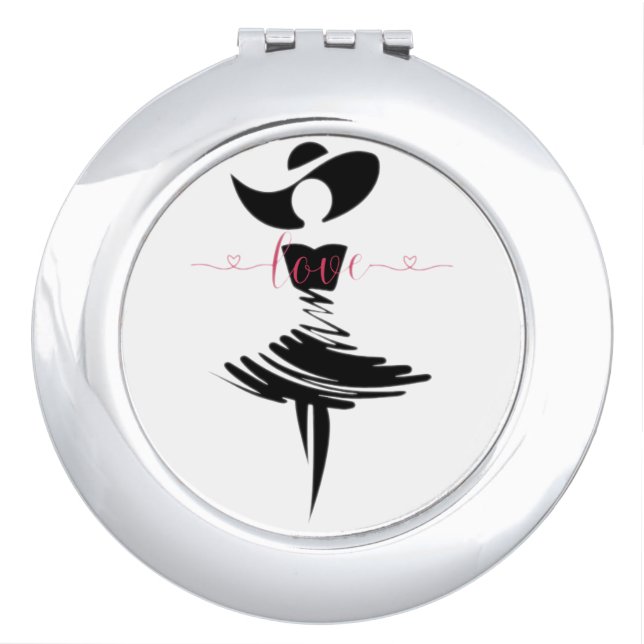Show love compact mirror (Front)