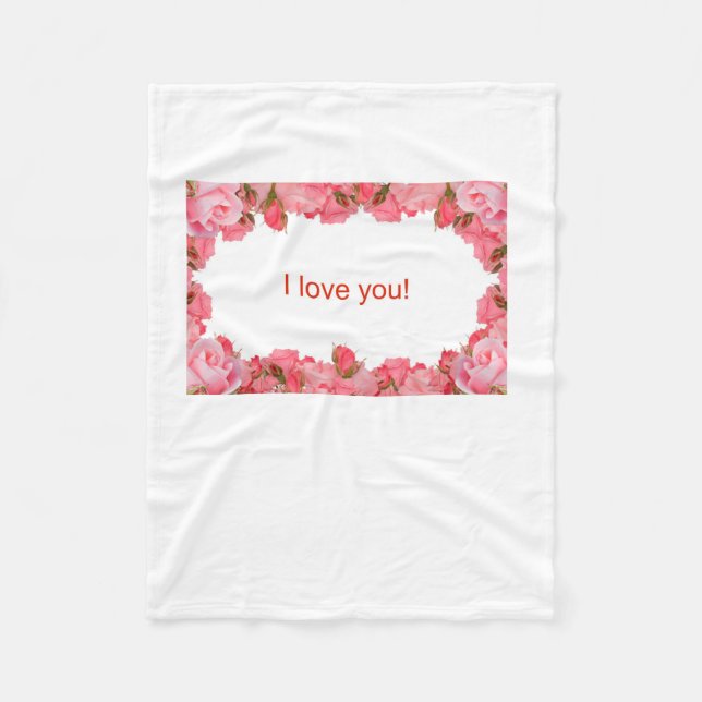 Show love to the Febuary 14. Fleece Blanket (Front)