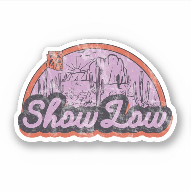 Show Low, Arizona  Sticker (Front)