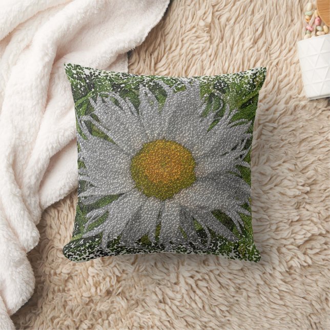 Show Me A Daisy #1 Throw Pillow (Blanket)