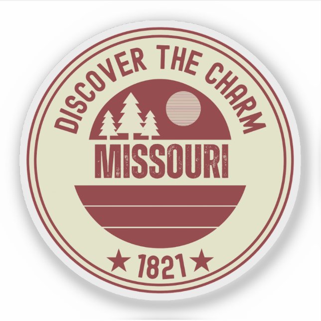 Show Me State - Missouri Gift Idea Sticker (Front)