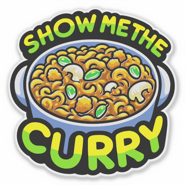 Show me the curry sticker (Front)