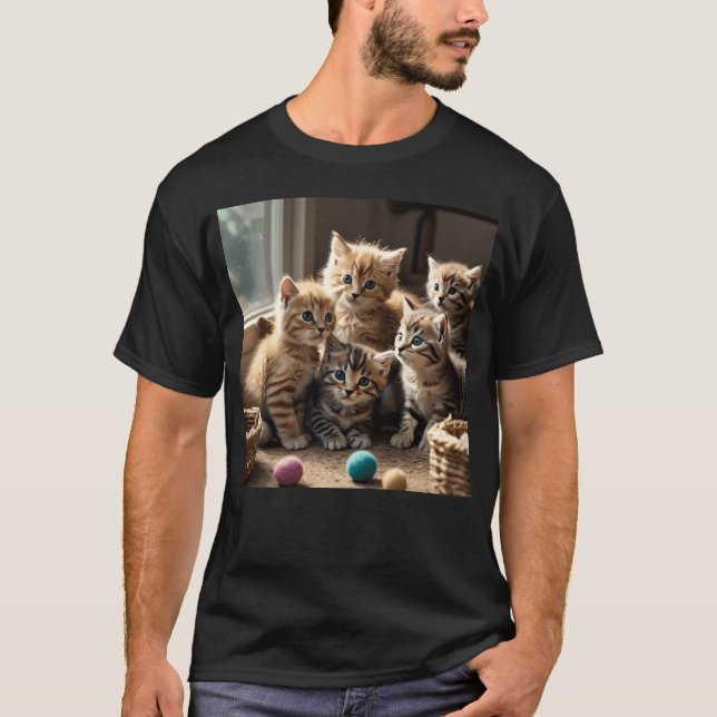 show me your kittens girl T-Shirt (Front)