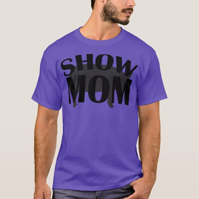Show Mom Fair Pig Agriculture Premium T-Shirt (Front)