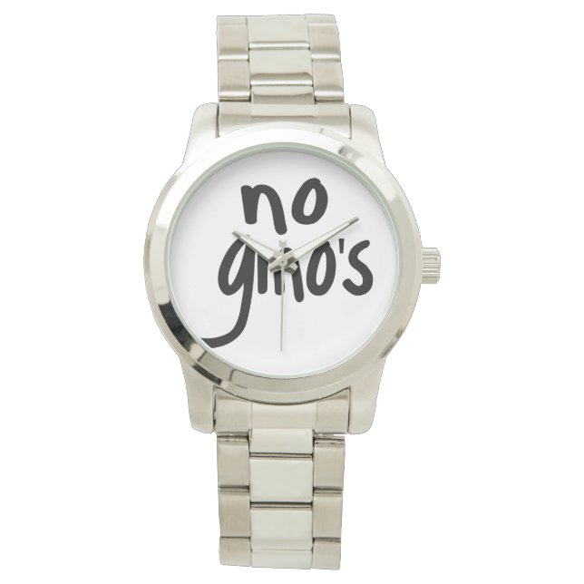 Show No GMO's to Eat Healthy and Require Labeling Watch (Front)