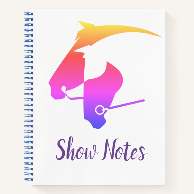 Show Notes Spiral Notebook (Front)