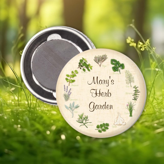 Show Off Herb Garden Magnet (Show Off Herb Garden Magnet
For special herb gardeners. Personalize with your custom text. )
