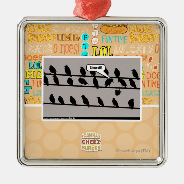 Show off! metal ornament (Front)