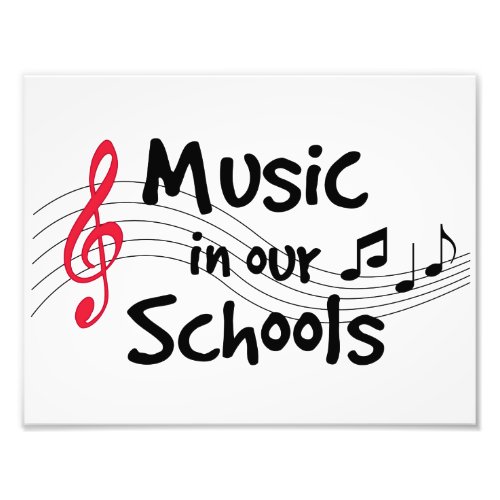 Show off Music in Our Schools Photo Print