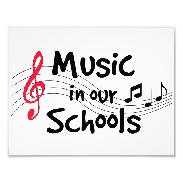Show off Music in Our Schools Photo Print (Front)