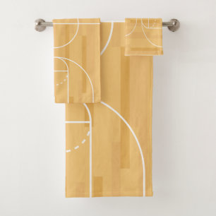 Show off your colors - Basketball Bath Towel Set