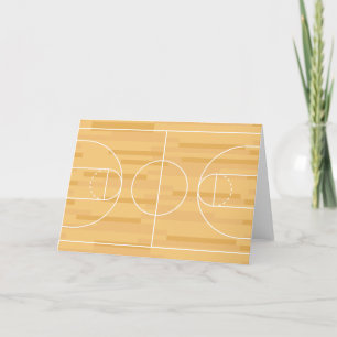Show off your colors - Basketball Letterpress Thank You Card