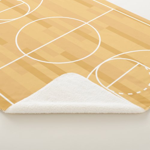 Show off your colors _ Basketball Sherpa Blanket