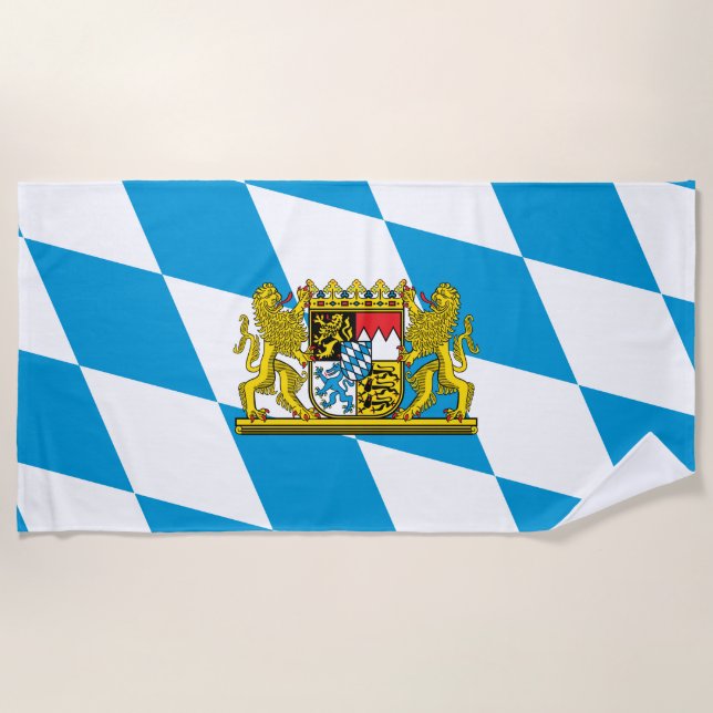Show off your colors - Bavaria Beach Towel (Front)