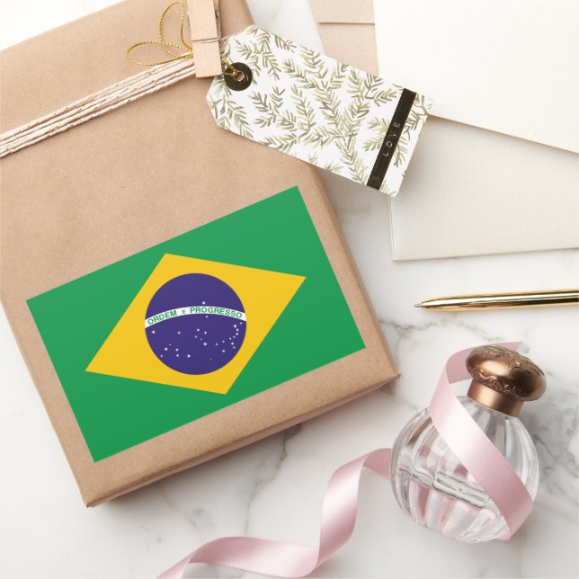 Show off your colors - Brazil Rectangular Sticker (Gifting)