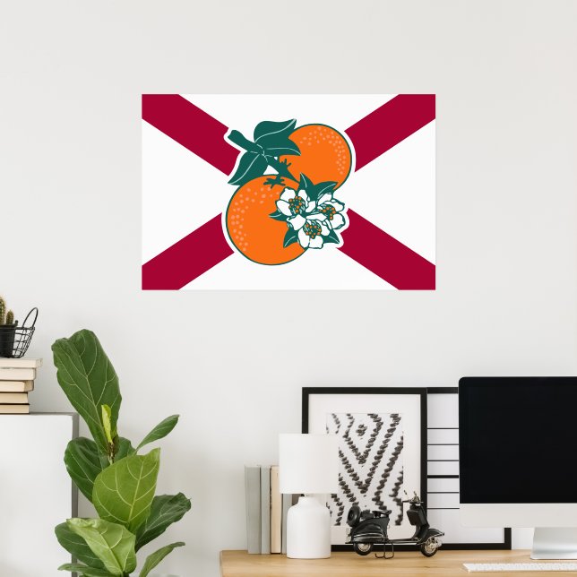 Show off your colors - Florida Poster (Home Office)