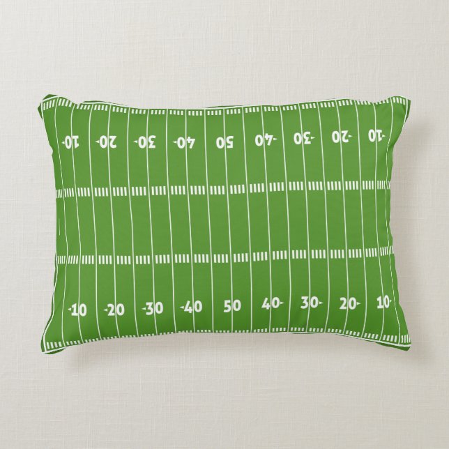 Show off your colors - Football Accent Pillow (Front)