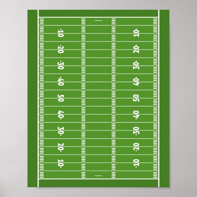 Show off your colors - Football Poster (Front)