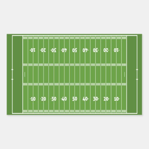 Show off your colors _ Football Rectangular Sticker