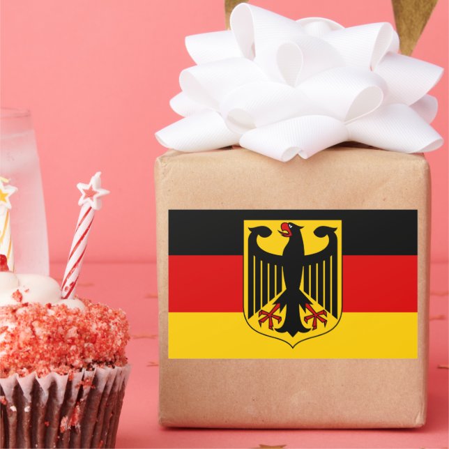 Show off your colors - Germany Rectangular Sticker (Party)