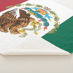 Show off your colors - Mexico Sherpa Blanket