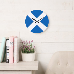 Show off your colors – Scotland Large Clock