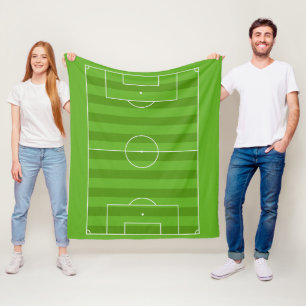 Show off your colors - Soccer Fleece Blanket