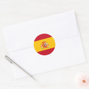 Show off your colors - Spain Classic Round Sticker