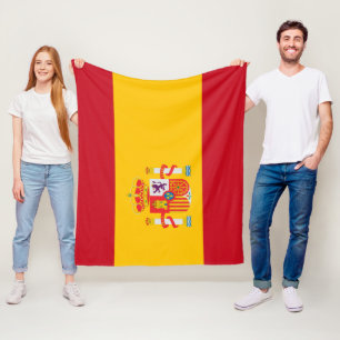Show off your colors - Spain Fleece Blanket