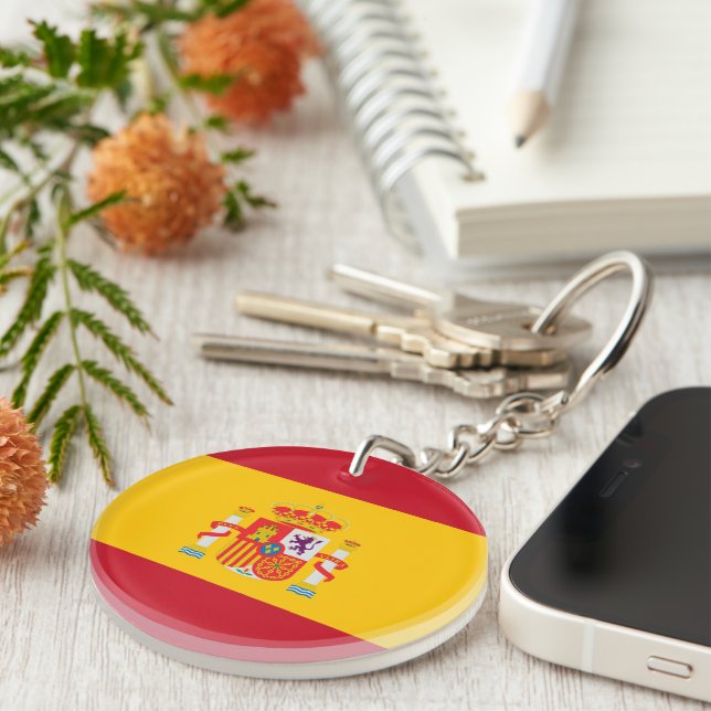 Show off your colors - Spain Keychain (Front Right)