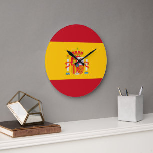 Show off your colors - Spain Large Clock