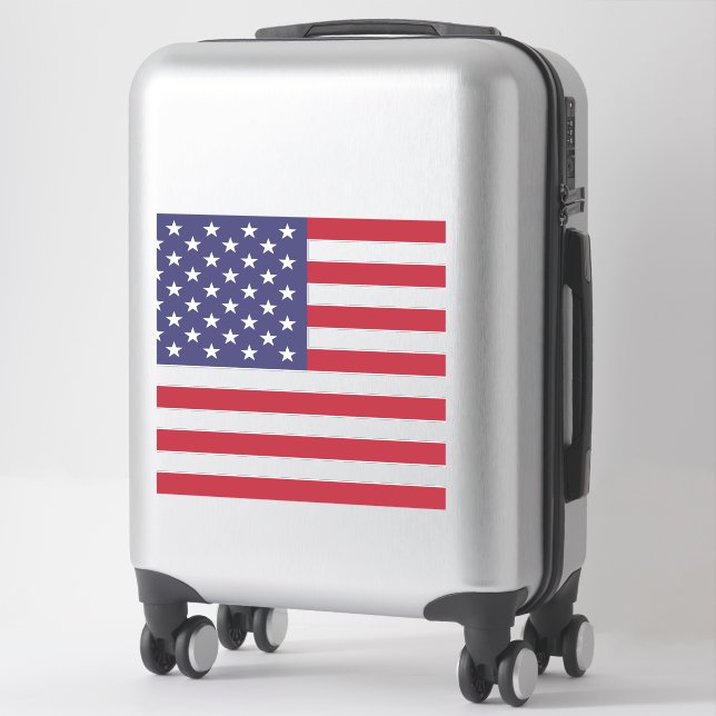 Show off your colors - United States Sticker (Suitcase)