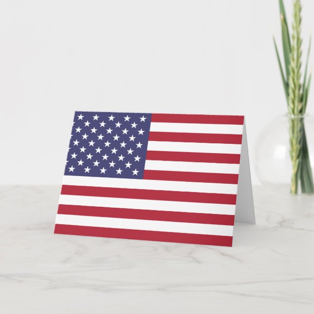 Show off your colors - United States Thank You Card (Front)