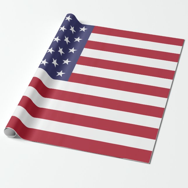 Show off your colors - United States Wrapping Paper (Unrolled)