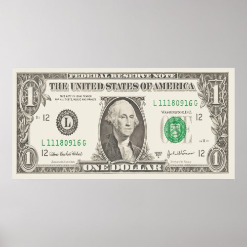 Show off your colors _ US Dollar Poster