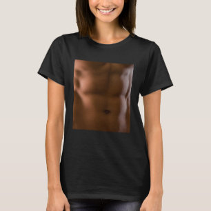 Show Off Your Fake 6 Pack Abs Muscular T-Shirt