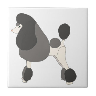 Show Poodle Ceramic Tile