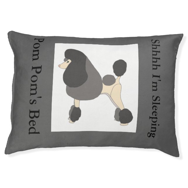 Show Poodle Dog Bed (Front)
