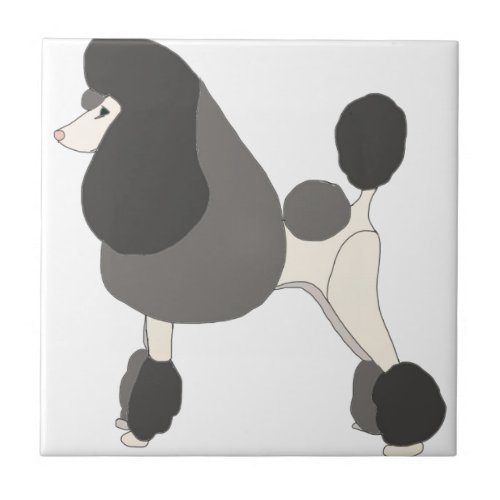 Show Poodle Tile