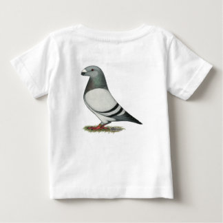 Show Racer Blue Bar Pigeon Baby T-Shirt