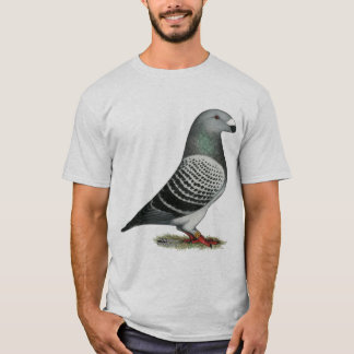 Show Racer Blue Checker Pigeon T-Shirt