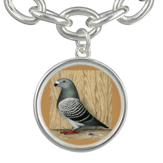 Show Racer Medium Checker Charm Bracelet (Design)